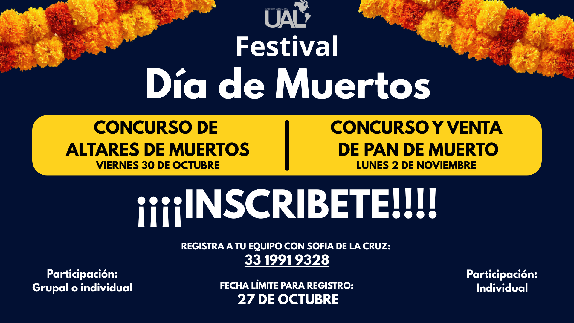 Concurso de pan de muerto y altares de muerto